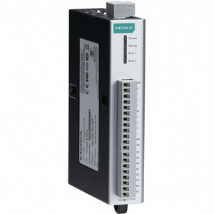 Module de communication Ethernet pour serveur I/O série Moxa Industrial IoLogik E1210 T, fabriqué à Taïwan - Product Image 2
