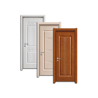Porte d'entrée en PVC/WPC moulé, nouveau design, fabrication chinoise, panneau/revêtement moderne, utilisation hôtelière, fonctionnalité manuelle, étanche, prix abordable