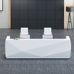 Tùy chỉnh văn phòng thời trang đơn giản sơn phía trước bàn khách sạn dịch vụ tiếp tân Bàn Cửa Hàng thanh kiểm tra Quầy - Product Image 1