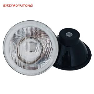 6014 in ferro Vintage universale 50W Semi-chiuso faro a LED nuova condizione diametro 176mm con anello occhio <span class=keywords><strong>angelo</strong></span> bianco per <span class=keywords><strong>auto</strong></span> Bronco - Product Image 4