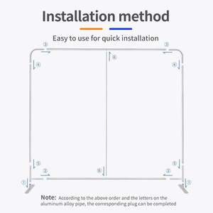 Banners Portátiles Retráctiles de Pantalla Ancha, Señalización Publicitaria con Gráficos Personalizados para Banderas de Aluminio y Poliéster CN;SHN - Product Image 5