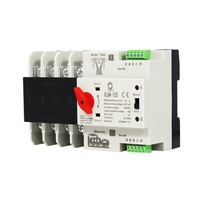 CE photovoltaïque Solar2P 3P 4P 63A 100A 125A 230V Din Rail ATS PV onduleur double puissance commutateur de transfert automatique
