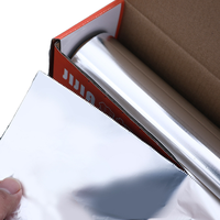 Rouleaux de papier aluminium robustes personnalisables pour l'emballage alimentaire, papier cuisson jetable pour la cuisson, la préparation des repas