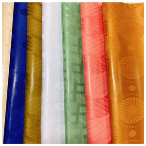 Shadda Bazin Riche Original Tissu Africain Jacquard Tissu Super <span class=keywords><strong>Magnum</strong></span> Or Coton Matériel De Couture 10Yards Brocade - Product Image 1