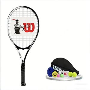 <span class=keywords><strong>Raquette</strong></span> de tennis en alliage d'aluminium pour débutants, pour femmes et hommes, entraîneur professionnel pour joueur seul avec poignée G3 - Product Image 1