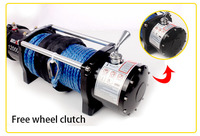 Treuil électrique 12V DC ENJOIN 12000lbs avec câble en acier inoxydable, grue de levage pour bateau et véhicule, hauteur de levage 12m, télécommande
