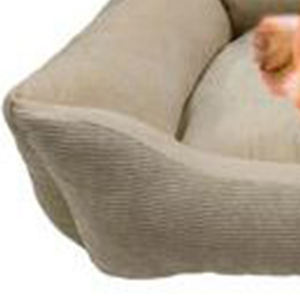 Juego de Tres Camas para Perros S+M+L, Color Beige Sólido, Cuadradas, Súper Suaves, de Pana y Cristal, Impermeables y Antideslizantes - Product Image 6