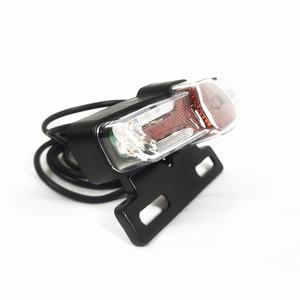 EBKE Bicicleta Eléctrica Multifuncional Luz Trasera Intermitente 6 LED Lámpara de Freno 12V 24V 36V 48V 52V 60V 72V Compatible - Product Image 2