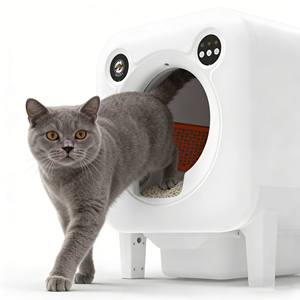 Litière intelligente pour chat, directement de l'usine, avec contrôle par application WiFi, litière intelligente fermée, anti-éclaboussures, sûre et durable - Product Image 1