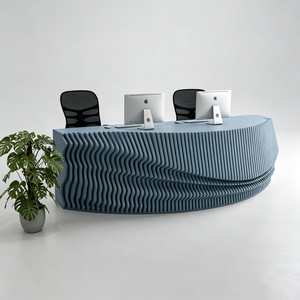 Comptoir de service en bois directement de l'usine avec une expérience de personnalisation approfondie pour les projets de décoration commerciale, les centres commerciaux, les salons de beauté - Product Image 6