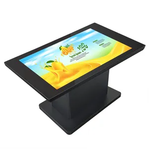 터치 스크린 키오스크 터치 스크린 대화 형 스마트 LCD 광고 디스플레이 커피 바 테이블/회의 용 멀티 테이블