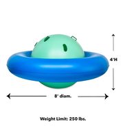 Jouet gonflable fusée en PVC, balançoire multi-personnes pour jeux en plein air