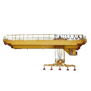 Henan Dejun 13.5 + 13.5ton renouvelable l'électromagnétisme crochet pont roulant à double poutre/acier ferraille chargement grue - Product Image 1
