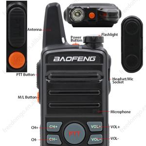 Radio bidirectionnelle miniature longue portée Baofeng T99 en gros, talkie-walkie, petite radio bidirectionnelle - Product Image 5
