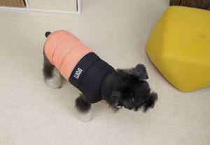 लक्जरी कपास क्लासिक हल्के धोने योग्य फोल्डेबल वाटरप्रूफ और सजावटी अनुकूलन कुत्ते कोट - Product Image 3