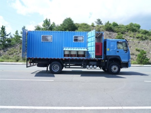 Camión Taller Móvil Todoterreno HOWO 4x4 de Alta Calidad, Vehículo de Reparación de Servicio en Campo, Precio de Fábrica - Product Image 6