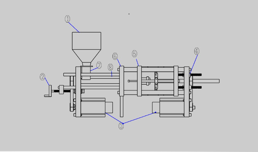 Small Mini Plastic Injection Molding Machine for Dowel Stopper ...