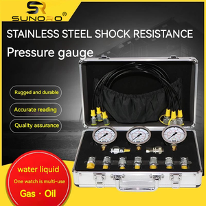 Sunoro Máy Xúc 3 Đo Áp Suất Công Cụ Đo Dmass 3 Bảng + 9 Kết Nối + 3 Dây Thủy Lực Đo Kit - Product Image 2