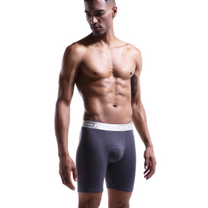 Boxer intimo sportivo intimo lungo Boxer modale da corsa slip da uomo resistenti all'usura ad asciugatura rapida Boxer