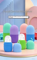 Moule à glace en silicone personnalisé avec logo pour le visage, rouleau de massage pour le refroidissement et le soin du visage, du cou et des yeux, réutilisable
