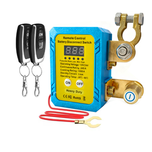 Interruttore Principale per <span class=keywords><strong>Batteria</strong></span> Auto 240A, Interruttore di Disconnessione 12V/24V con Controllo Remoto Wireless, Display LED di Tensione, in Metallo - Product Image 3