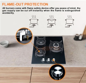 Cooking Appliances Gas <b>Stove</b> Tempered Glass 3 Burner Gas Cooker Gas Cooktop - Product Image 6