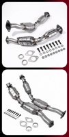 Convertisseur catalytique GRWA pour Ford 2002-2011 Diesel, position avant, en acier inoxydable, avec tube d'échappement en céramique, amélioration