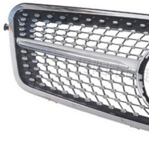 กระจังหน้าทรงรังผึ้ง Mercedes-Benz E-Class W212 พร้อมแผงครอบกันชนแบบเส้นคู่ ชิ้นส่วนอัพเกรด - Product Image 1