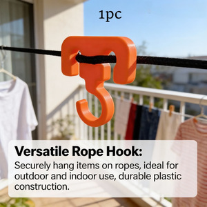 Portable Camping Rope <b>Hook</b> Multifunctional Plastic Hanging <b>Hook</b> For Outdoor Tent Clothes Hanging - Product Image 3