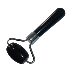 Easy to Use Single Head Obsidian <b>Roller</b> Gua Sha Tool for Daily Anti-Aging Facial Massage - Product Image 6