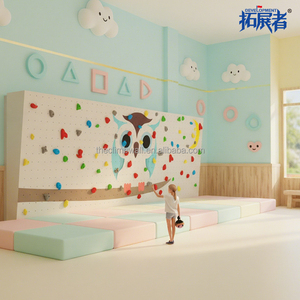 Murs d'<span class=keywords><strong>escalade</strong></span> sur mesure pour clinique de thérapie, mur d'<span class=keywords><strong>escalade</strong></span> pour enfants de style dessin animé - Product Image 1