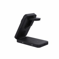 Station de charge sans fil magnétique pliable Qi2.2 25W rapide pour iPhone 18-12 Series, Airpods Pro, pour Samsung et Apple Watch Ultra