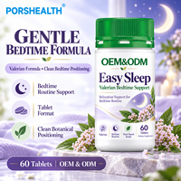Comprimés Naturels à Base de Plantes pour le Sommeil, Marque Blanche, Magnésium & Racine de Valériane, Aide au Sommeil Profond, Usine de Suppléments OEM ODM