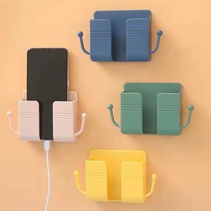 Support mural adhésif pour téléphone, sans perçage, pour salle de bain, chambre, rangement électronique - Product Image 1