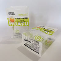 Sachet scellé à huit côtés pour gaufres aux myrtilles, saveur myrtille