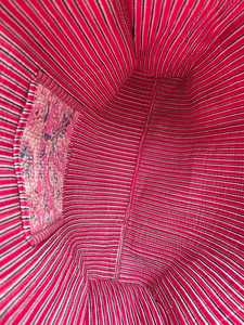 Bolsa de Mano Acolchada de Algodón con Estampado de Bloques, Multiusos, para Trabajo, Viajes, Compras, Bolso de Hombro - Product Image 6