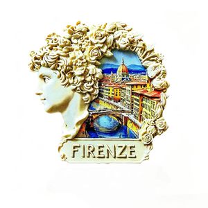 Imán Decorativo Moderno Personalizado para el Hogar, Estatua de David de Italia, Anfiteatro de <span class=keywords><strong>Roma</strong></span>, Imán de Poliresina para Refrigerador, Precio de Fábrica - Product Image 4