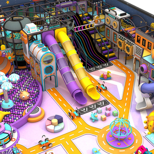 Équipement de parc d'attractions intérieur personnalisé pour enfants, grande piscine à balles en mousse, idéal pour centres commerciaux - Product Image 5