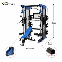 Système de poulies doubles réglables en métal pour la musculation à domicile, machine de tirage vertical mural, station de fitness pour le dos avec charge par plaques
