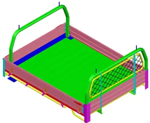 デュアルキャブトレイ用アルミトレイ本体