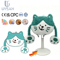 Porte-clés en peluche chat de dessin animé doux UYEAH OEM/ODM CE CPC EN71, cadeau personnalisé, mascotte animale, jouet en peluche chat, cadeau porte-clés