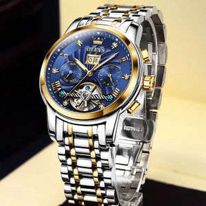   Relojes clásicos para hombre 9910 Tourbillon multifunción, reloj automático completo para hombre, relojes de pulsera masculinos de alta gama - Product Image 3