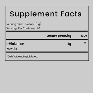 OEM ODM L-Glutamina en Polvo Salud Intestinal Digestión Energía Suplemento Energético Suplemento para la Salud Vegano Sin OMG - Product Image 2