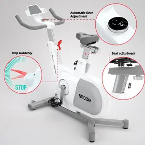 Snode New Arrival S0 Spin Bike 32 Levels Motorized Magnetic Control LCD Display Monitor Self-generator System