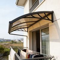 Toldo Exterior Anti-UV, Resistente al Viento e Impermeable con Certificación ISO 9001, para Hogar, Jardín y Garaje