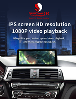 Sistema Android Snapdragon 685 de 10.25 Pulgadas con Dsp Wifi Bt Gps Navi para Bmw F30 F31 F32 F33 F34 F46 2013-2017 NBT Unidad Principal de Video para Auto