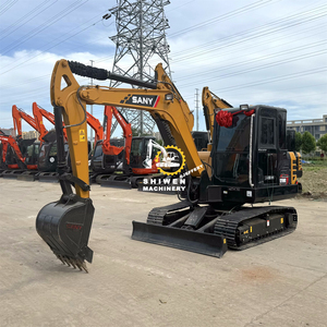 China SANY 6ton Used Mini Excavator SY60C With Low Hours Secondhand Earthmoving <b>Small</b> Excavadora SANY SY60C SY75C SY95C - Product Image 3
