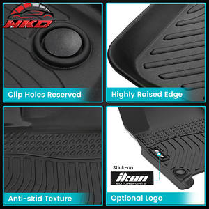Tapis de sol pour Rivian R1S 2022-2024, antidérapants, moulés en 3D, toutes saisons, en TPE, 4 pièces, imperméables - Product Image 3