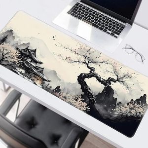 Mở rộng bàn lớn chơi game chuột Pad chống trượt cơ sở đầy đủ bàn phím Mat Anime khâu cạnh chống nước chống xước Chứng Khoán - Product Image 6