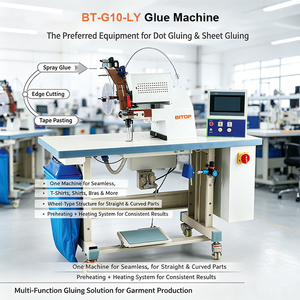 เครื่องจักรเย็บติดอุปกรณ์กันน้ำมาตรฐานยุโรป BT-G10-LY สำหรับเสื้อผ้าไร้ตะเข็บ - Product Image 2